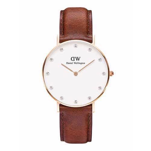 Image of Classy St Mawes rosa forgyldt quartz Dame ur fra Daniel Wellington, DW001000075